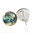 Ohrstecker mit Abalone 10 mm 925 Sterling Silber
